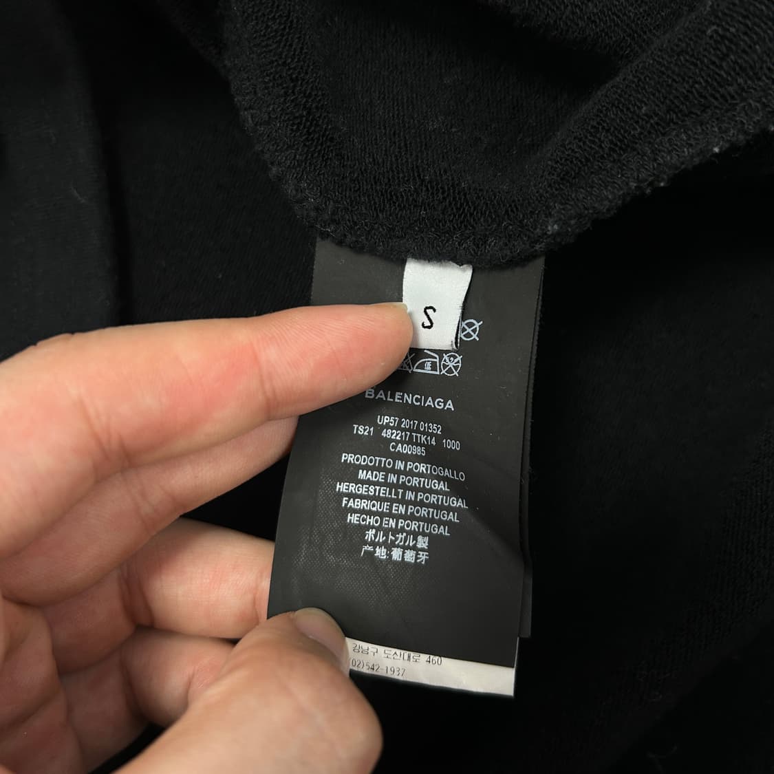 (한글택)발렌시아가 우먼스 팜 파탈 후드(S) 상품이미지4