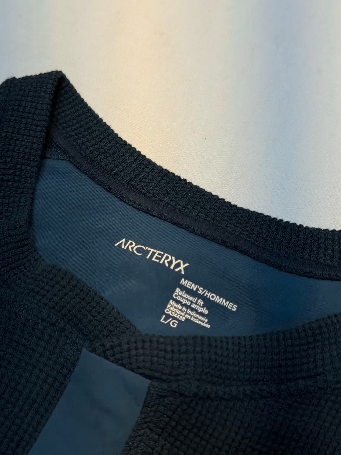 아크테릭스 레디움 와플 써멀 헨리넥 롱슬리브 네이비 상품이미지3