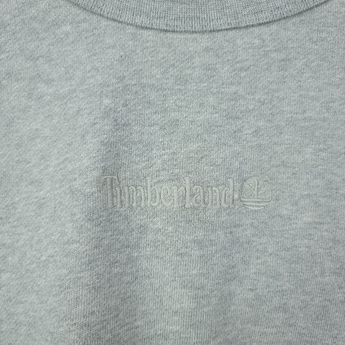 [팀버랜드 X 몽키타임] 빅로고 프린팅 오버핏 맨투맨 그레이 M19637 상품이미지4