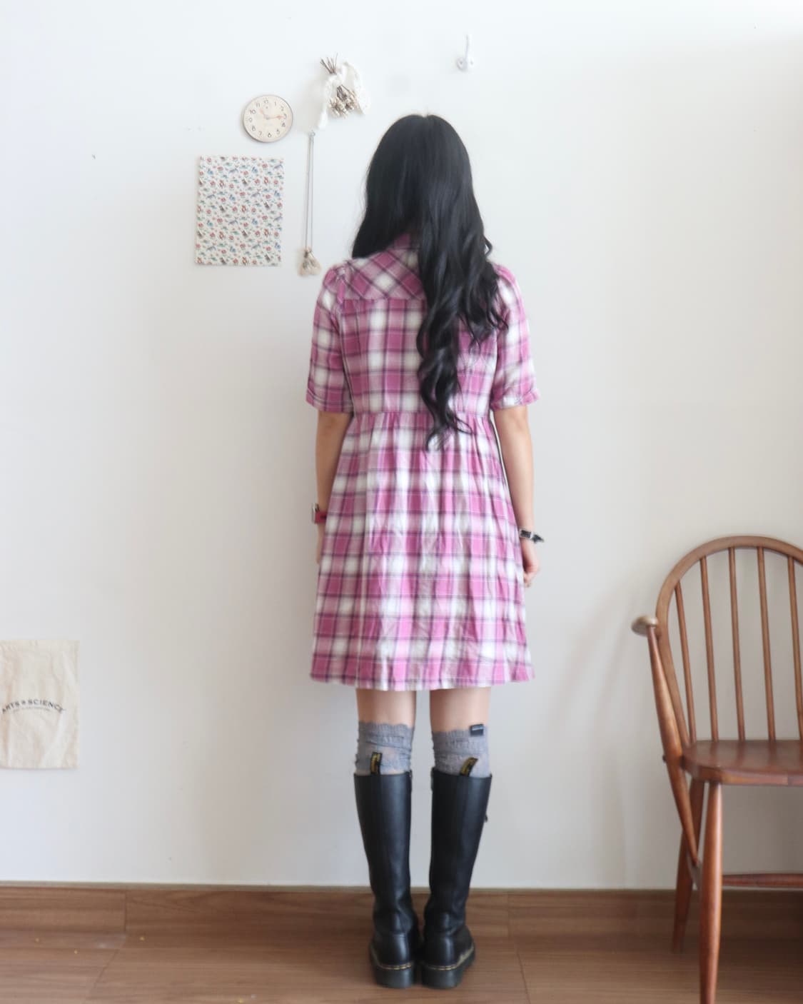 [Hysteric Glamour] Check Shirt Dress 상품이미지4