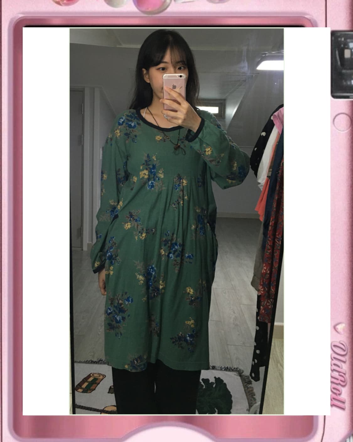 그린티 포레스트 롱슬리브 원피스 상품이미지5