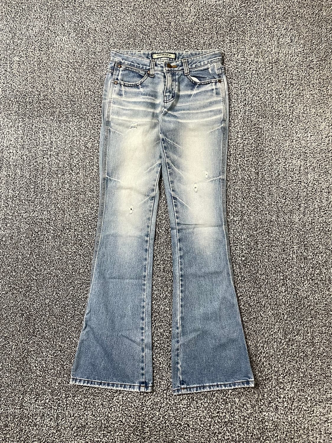  빈티지9. EVEJEANS 부츠컷 와이드 데님팬츠 청바지 상품이미지1