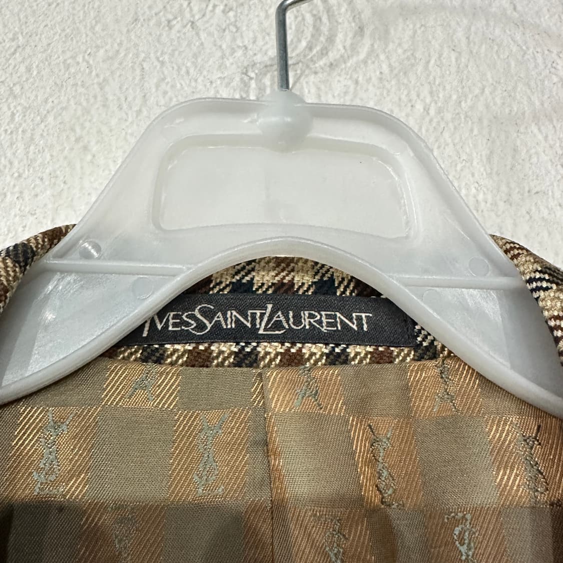 YSL 입생로랑 체크자켓 95-100 상품이미지3