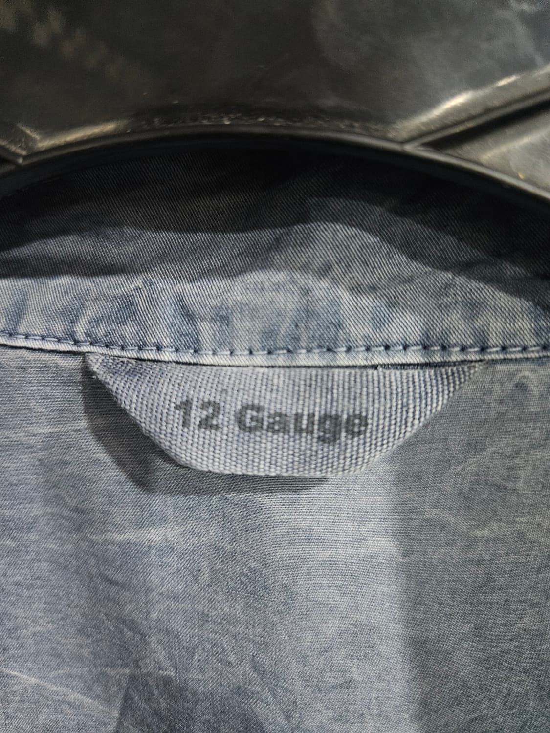 12Gauge 연청 남성 세미오버핏 100 포켓 데님 반집업 아노락  상품이미지3