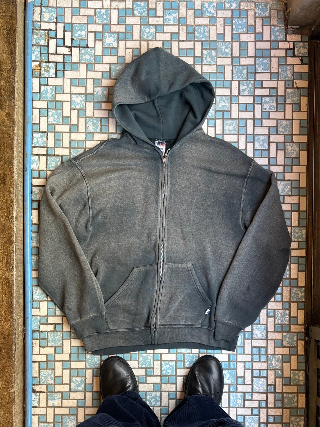 00’s 러셀 페이드 후드 자켓 상품이미지1