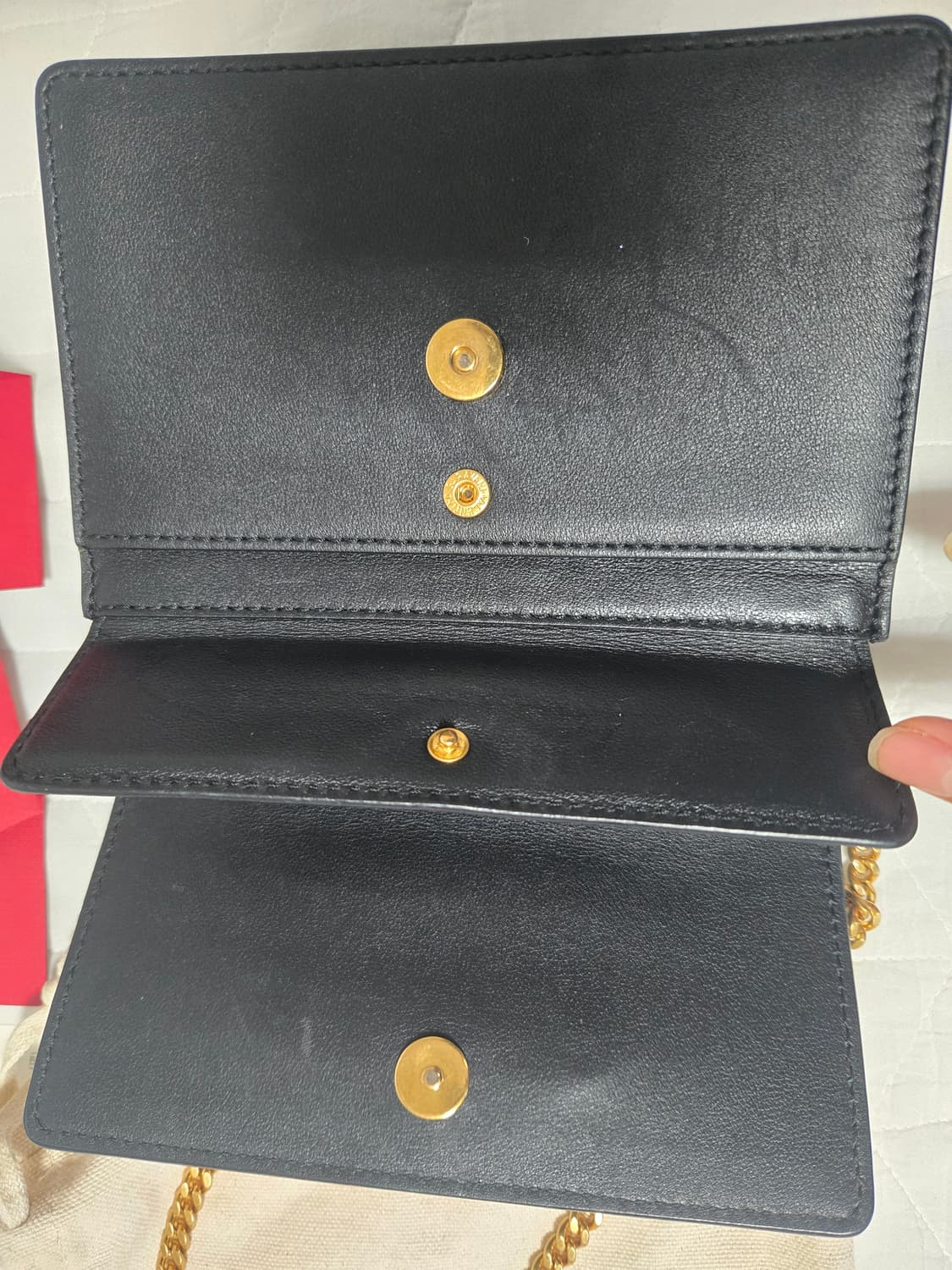 발렌티노 V링 리본 크로스 미니백 상품이미지6