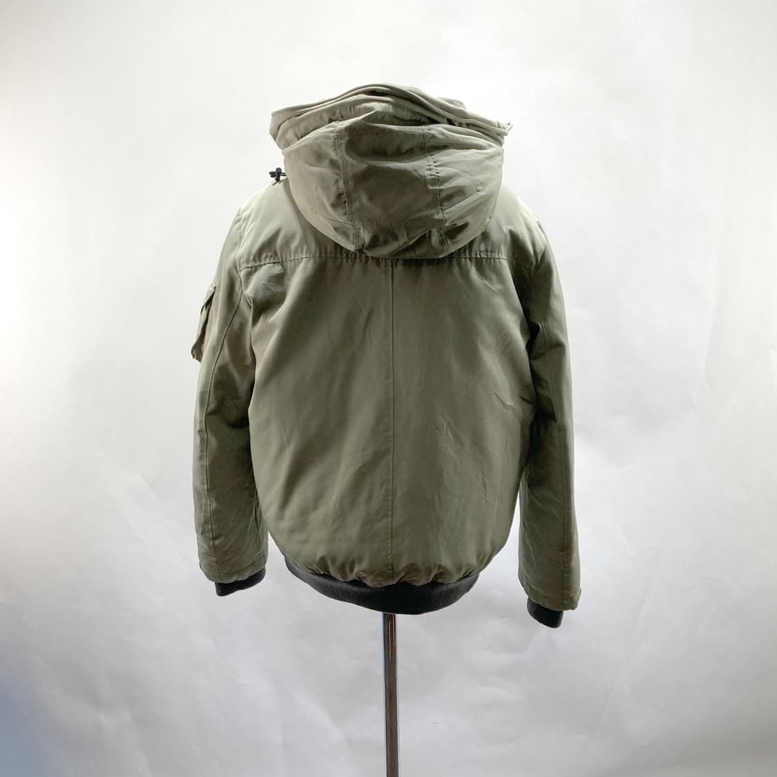 에비수 남성덕다운패딩자켓 카키 100 상품이미지3