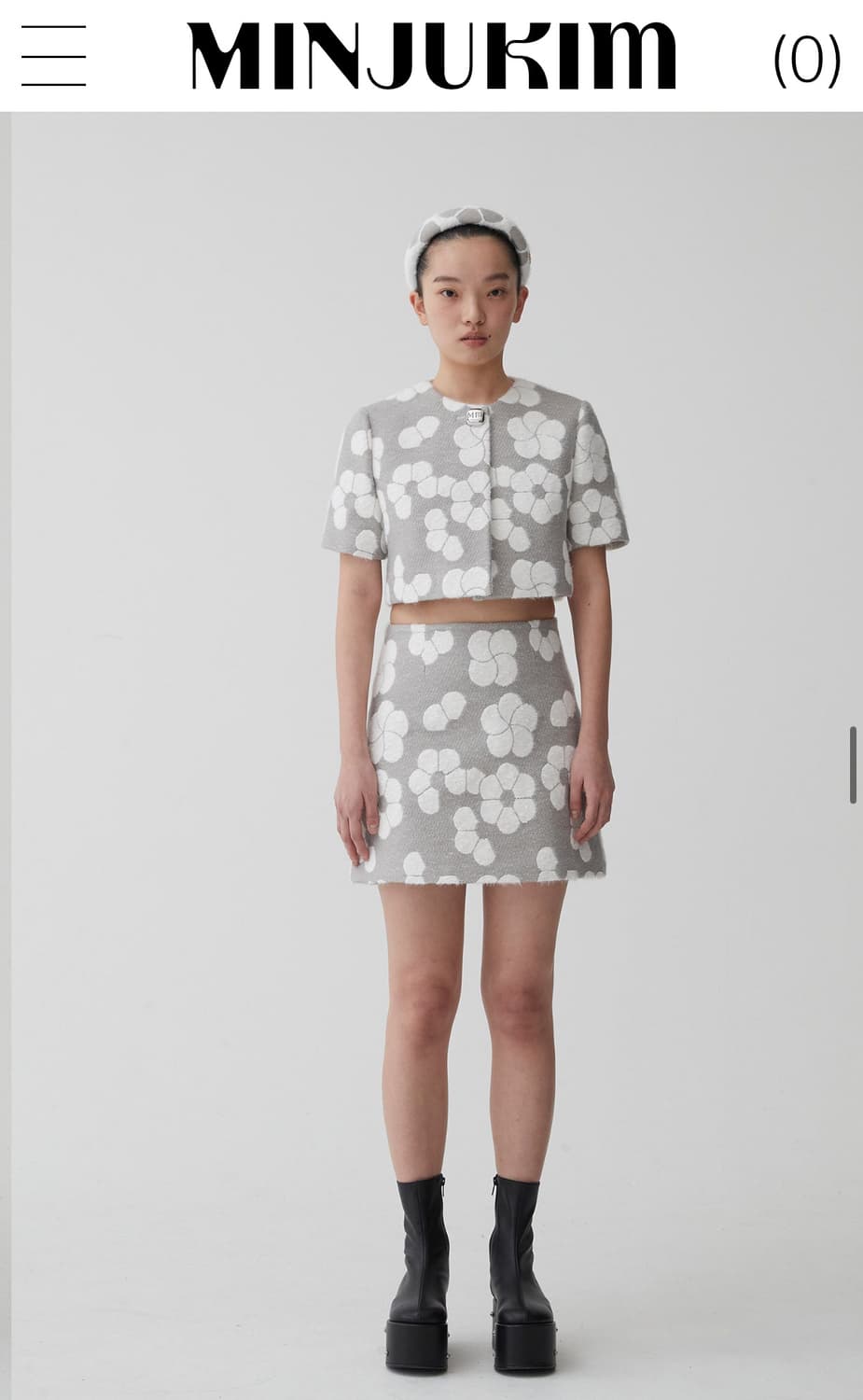 MINJUKIM FW22 BARI 플라워 자켓 상품이미지1