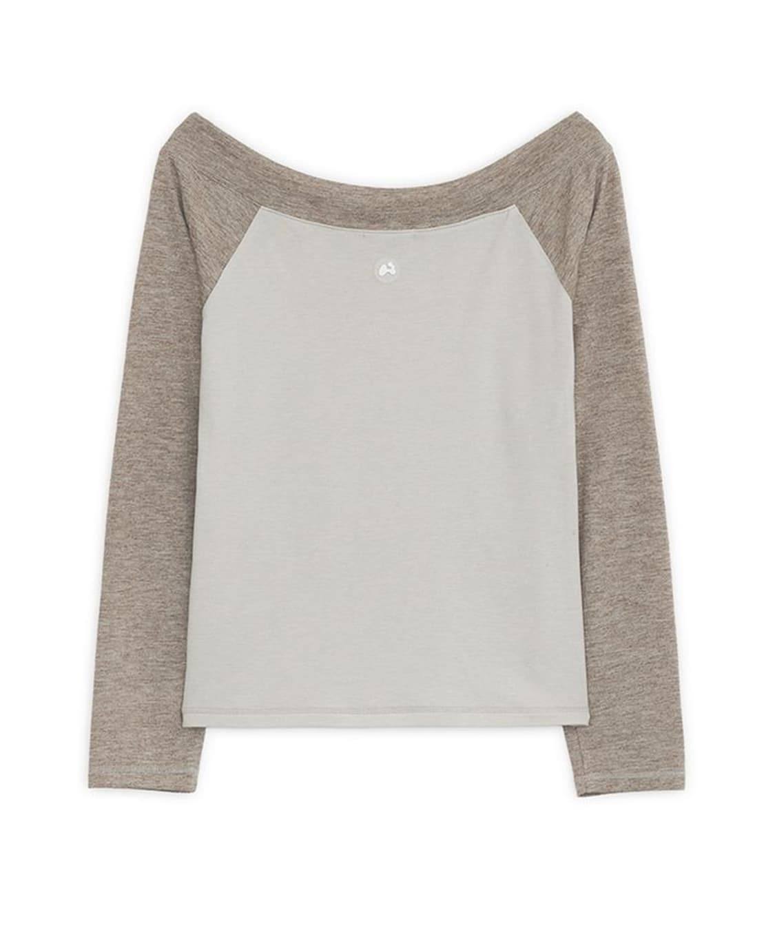 허그유어스킨 러브 시크 드로잉 오프숄더 탑 브라운 상품이미지2