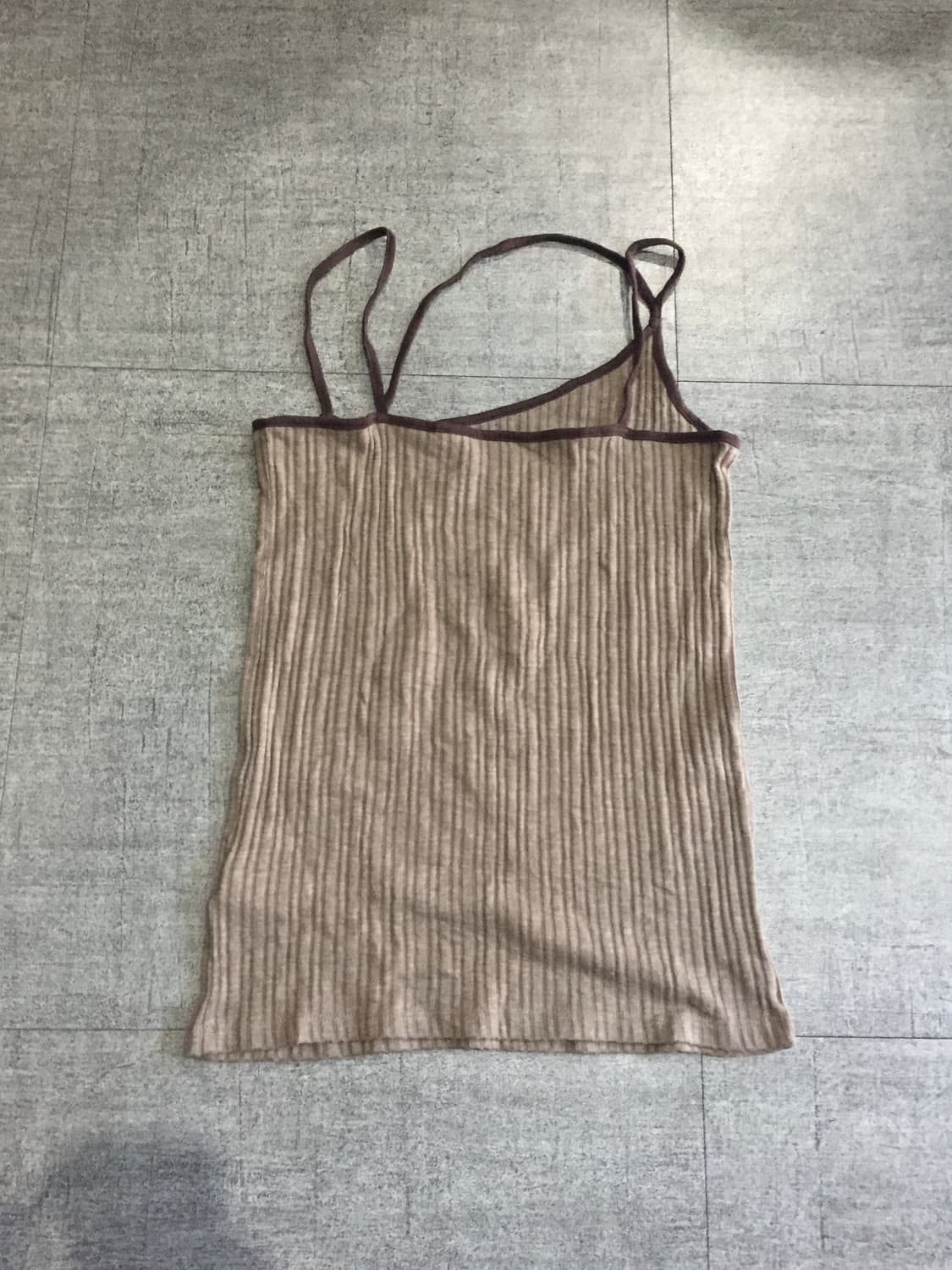 일본빈티지 Eniay 핀터깔 달천깔페어리 보헤미안 비대칭슬리브리스나시탑 상품이미지1