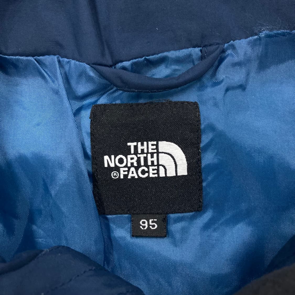 노스페이스 네이비 컬러 스몰 로고 하이벤트 바람막이 상품이미지4