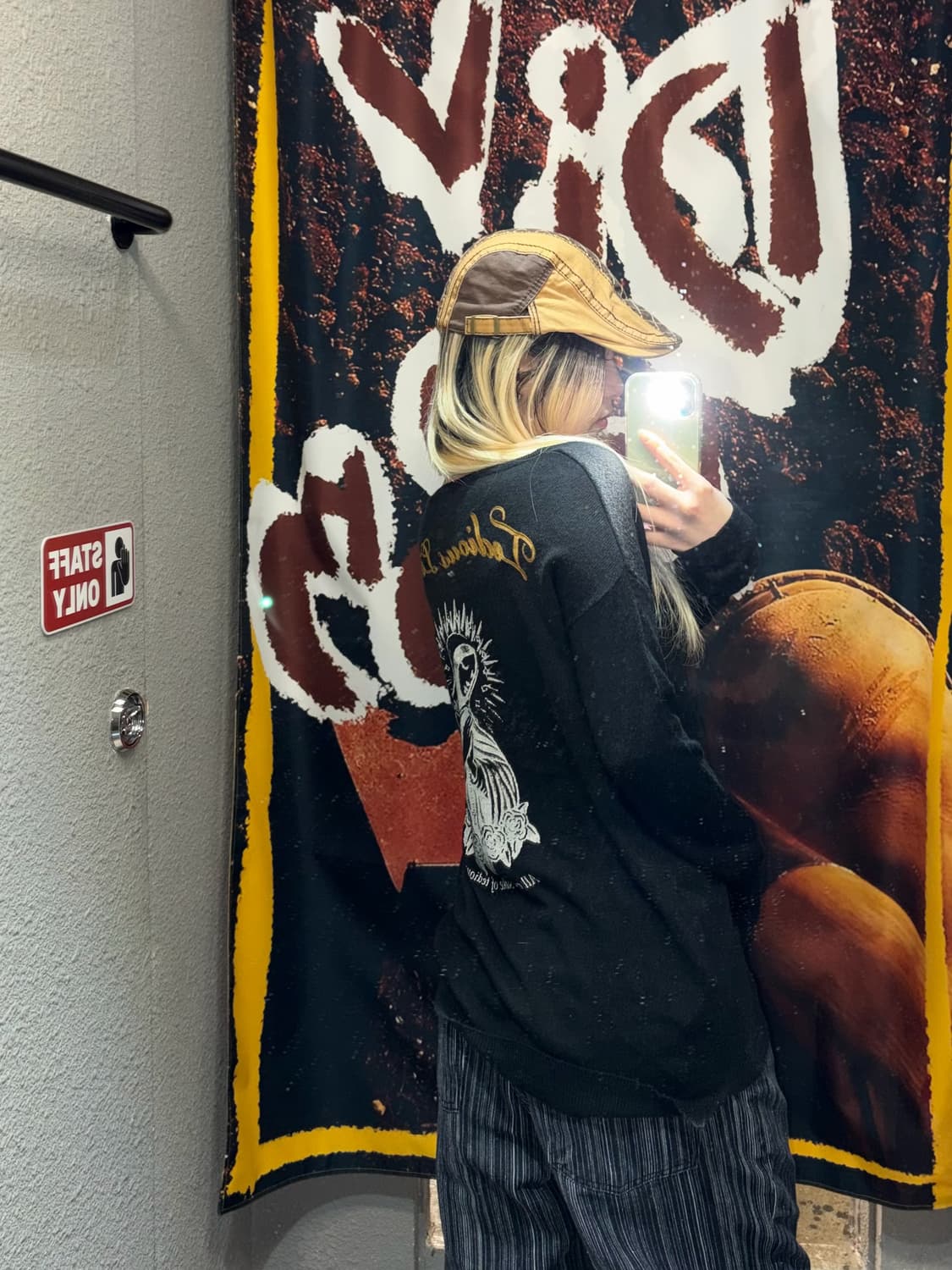 일본빈티지 성모마리아 니트 상품이미지7