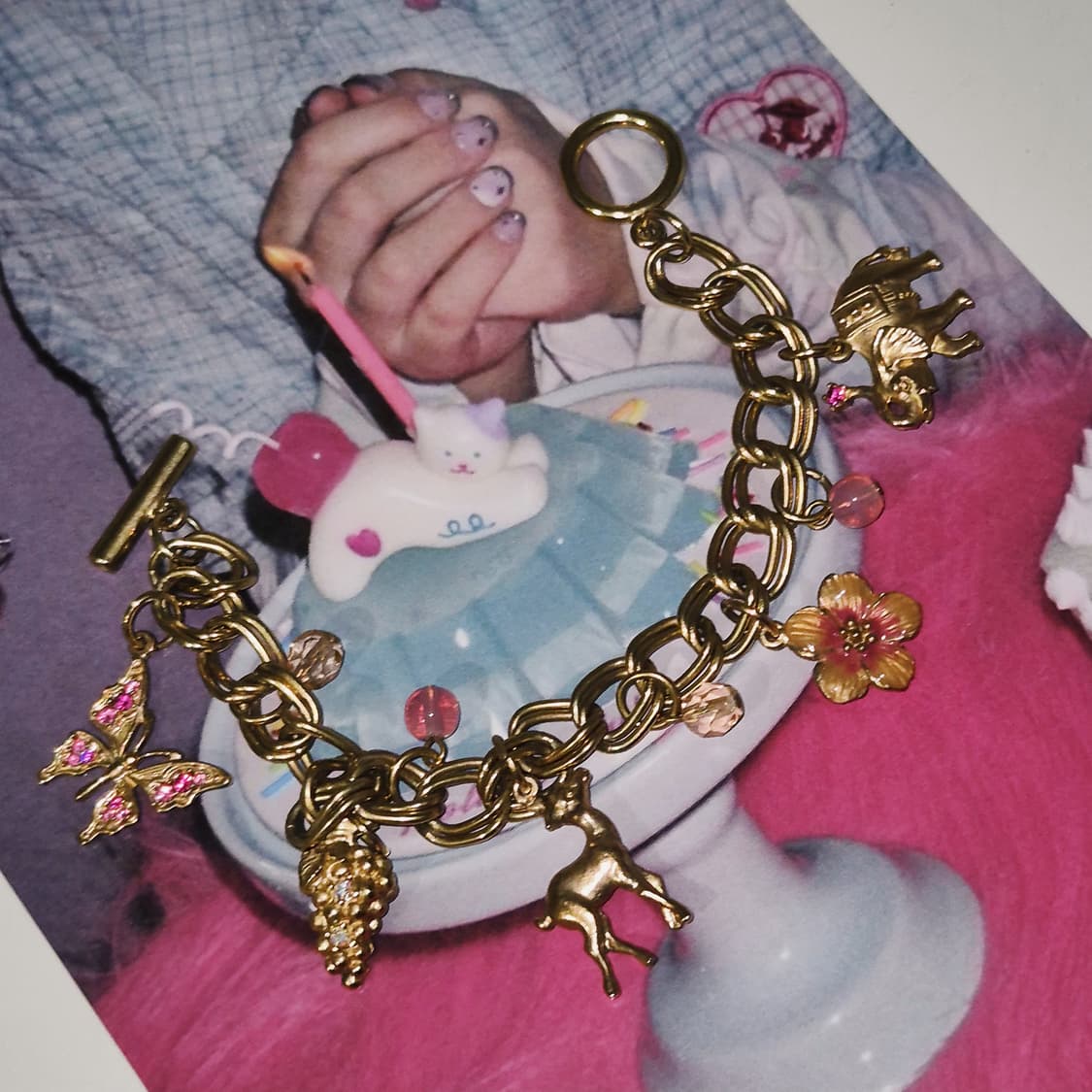 00s 미국 레베카테일러 레이어드 코스튬 팔찌 상품이미지9