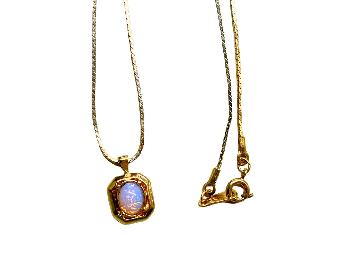 [RARE] AVON 에이본 빈티지 오팔 목걸이 상품이미지3