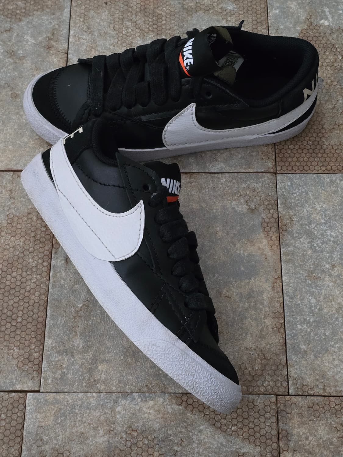 (250)나이키 블레이저 로우 77 점보 블랙 상품이미지7