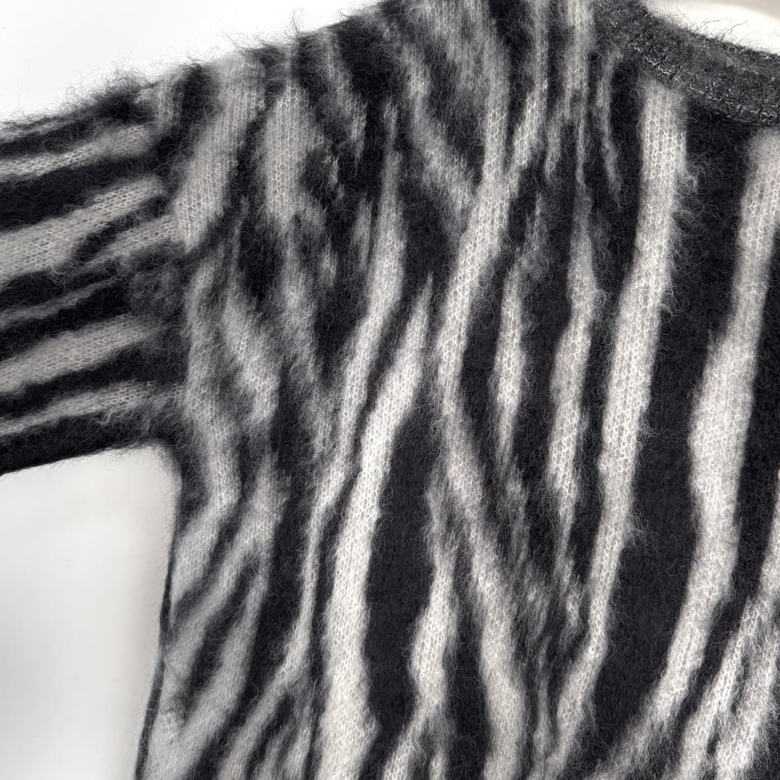 PORTS 1961 지브라 모헤어 니트 상품이미지3