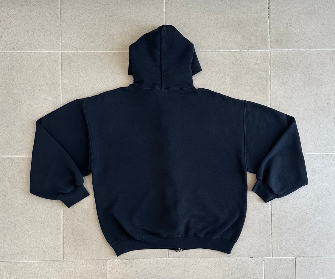 빈티지 러셀 후드집업 블랙 L 상품이미지2