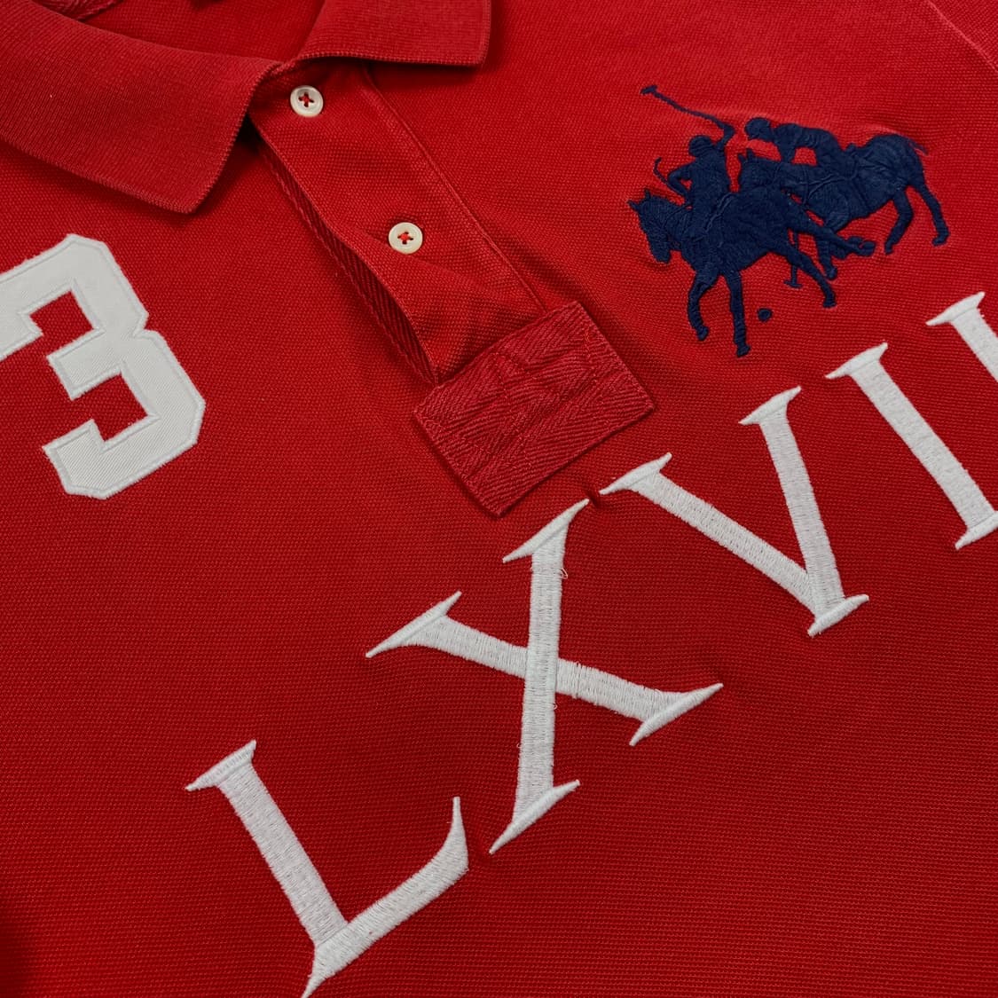 폴로 랄프로렌 LXVII 빅포니 폴로 셔츠 레드  상품이미지3