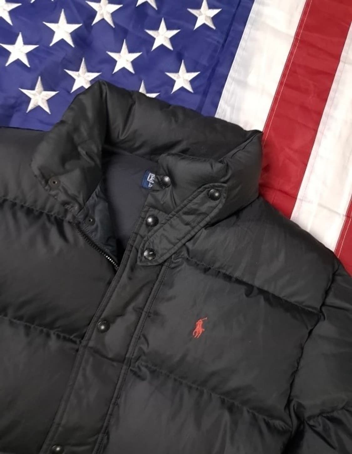 오리지널 랄프로렌폴로 블랙 푸퍼 패딩 상품이미지3