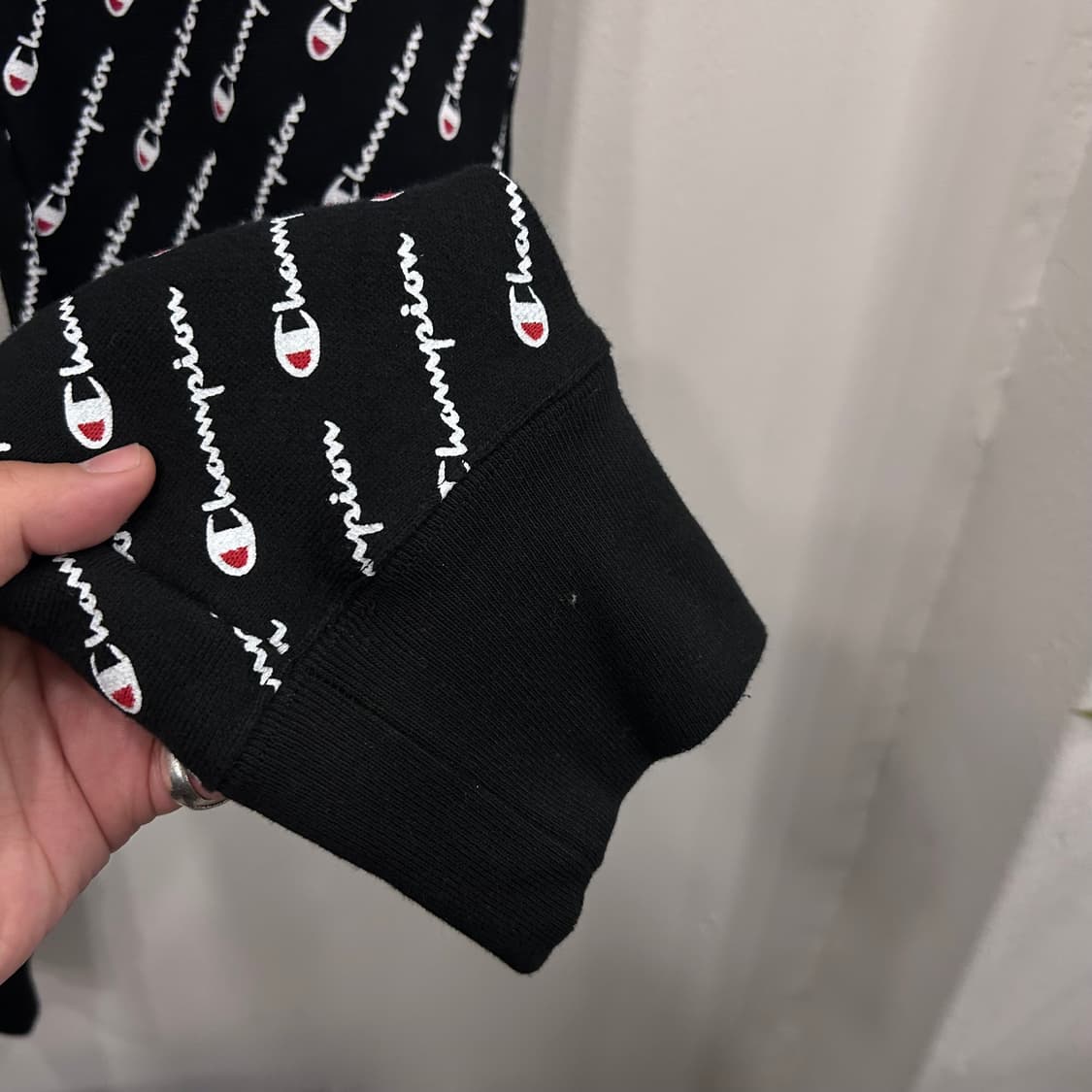 챔피온 올드스쿨 로고 패턴 헤비코튼 조거팬츠 상품이미지4