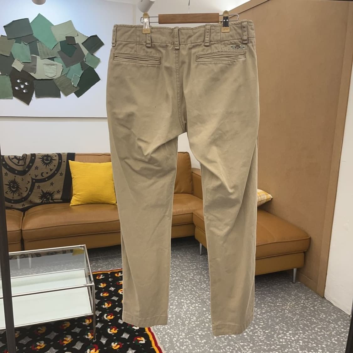 폴로 랄프로렌 빈티지 레트로 오트밀 코튼팬츠 28인치 C08112 상품이미지4