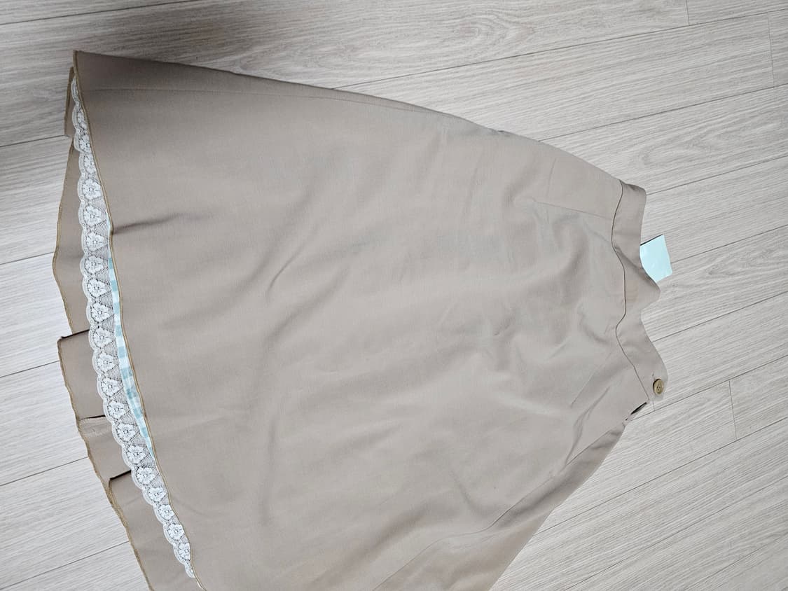 폴스미스 블루라벨 베이지 울 스커트 38사이즈 상품이미지4