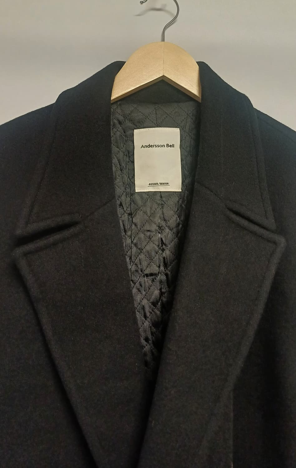 앤더슨벨 울캐시미어 혼방 안감퀼팅 코트 [L] 상품이미지2