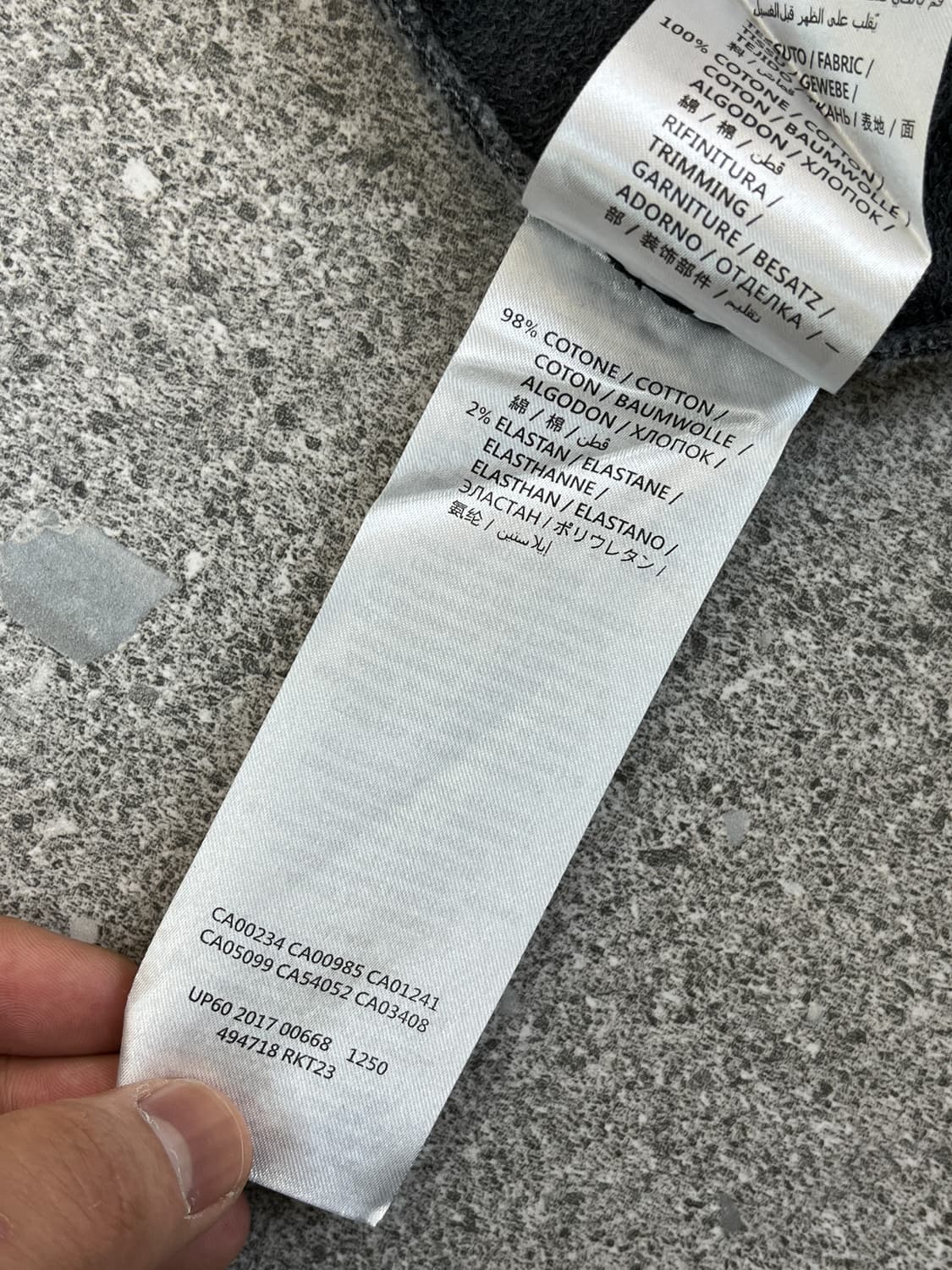 알렉산더 맥퀸 피그먼트 다이드 후드집업 상품이미지9