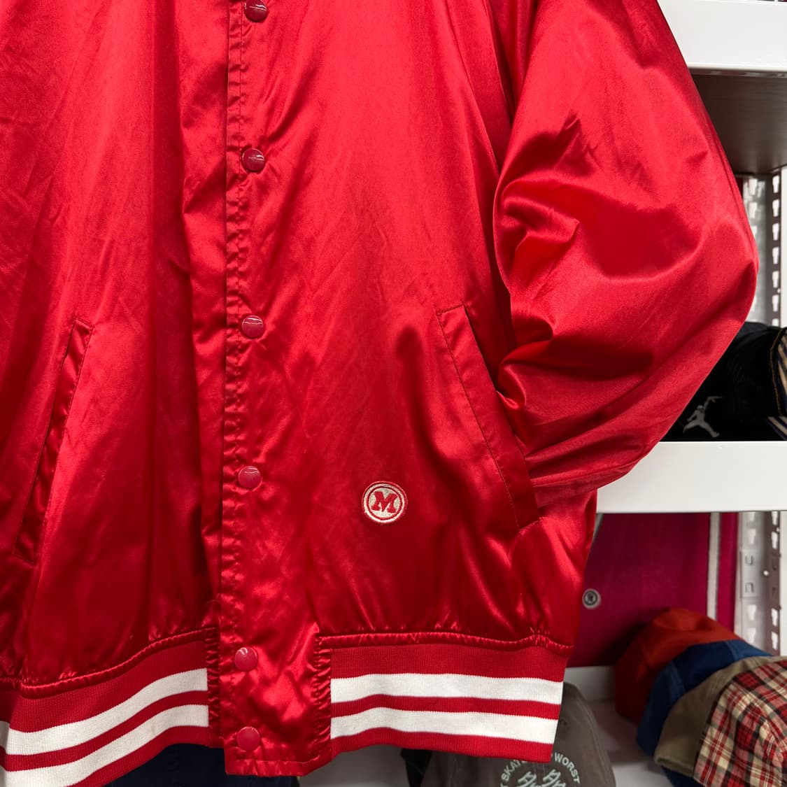 80s 맥그리거 새틴 베이스볼 자켓 made in JAPAN (L)  상품이미지4