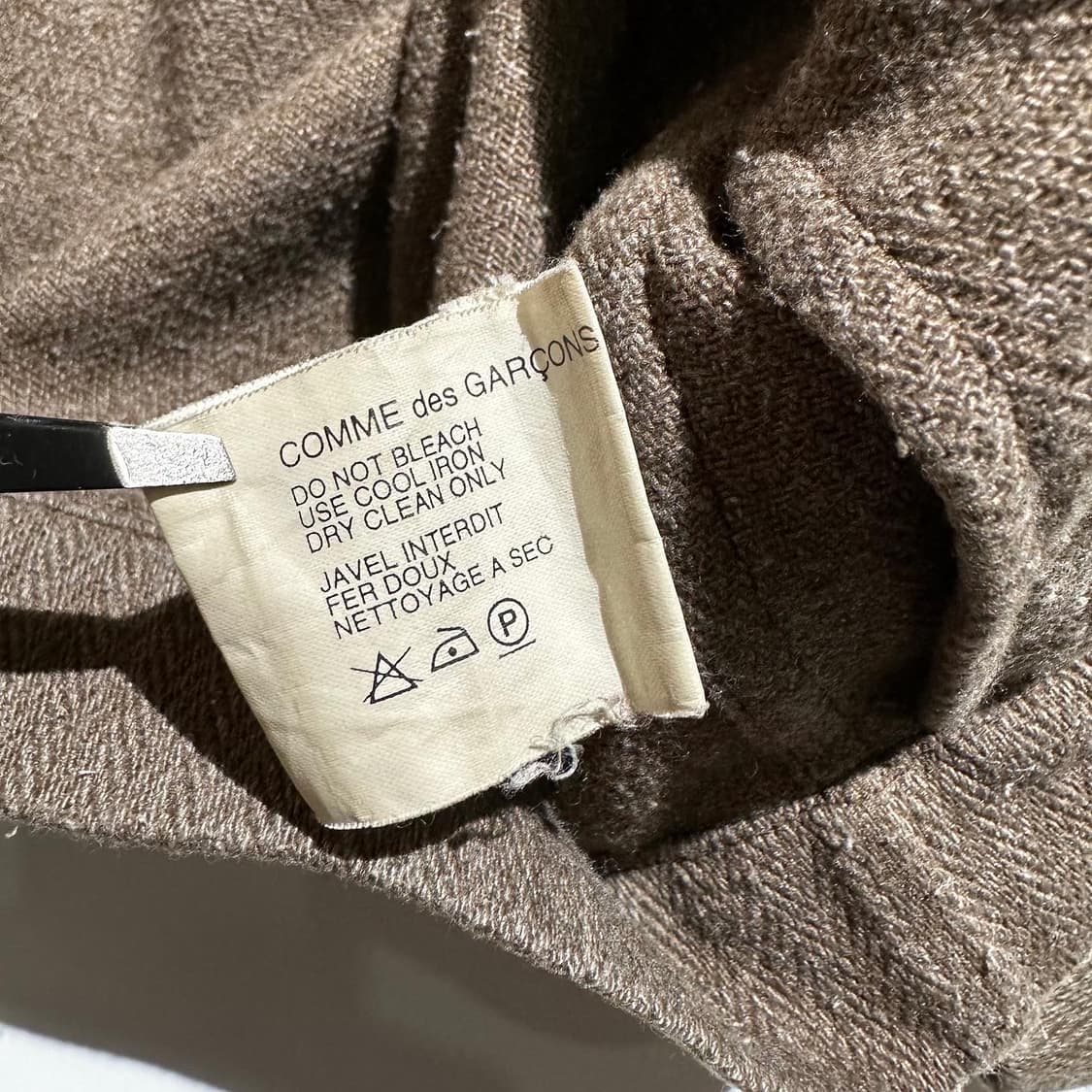 꼼데가르송 SHIRT 헤링본 싱글 자켓 상품이미지5