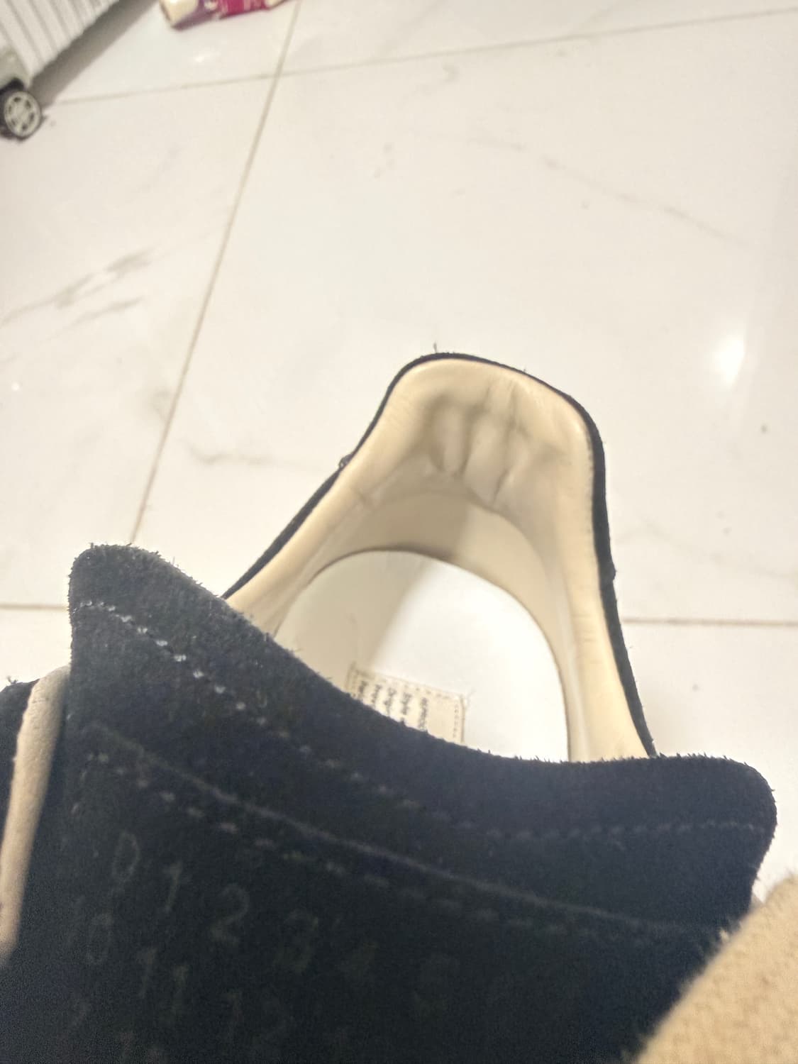 메종 마르지엘라 독일군 스니커즈 올블랙 상품이미지5