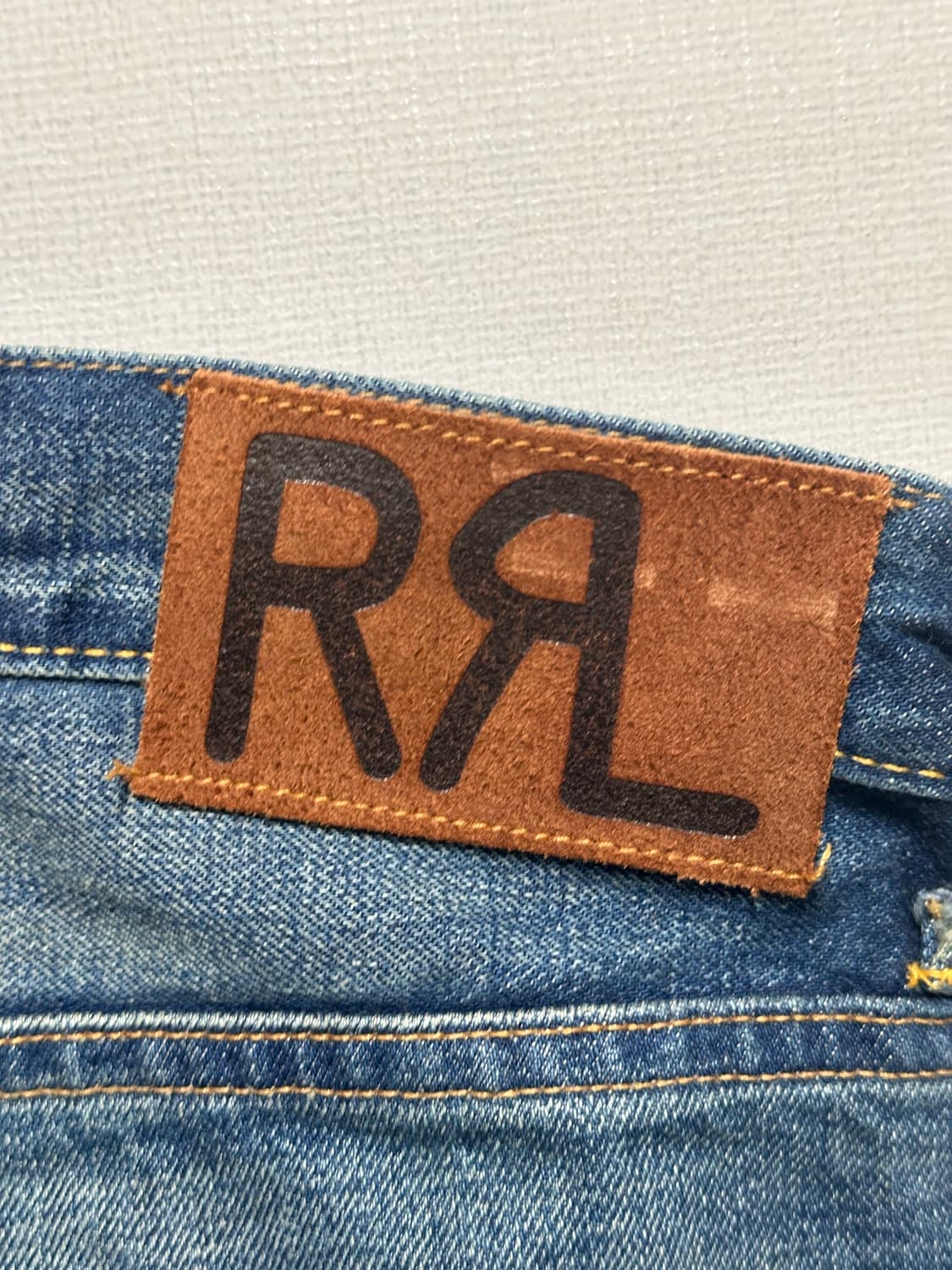 RRL 빈티지 5 포켓 제팬 우븐 셀비지 데님 상품이미지8