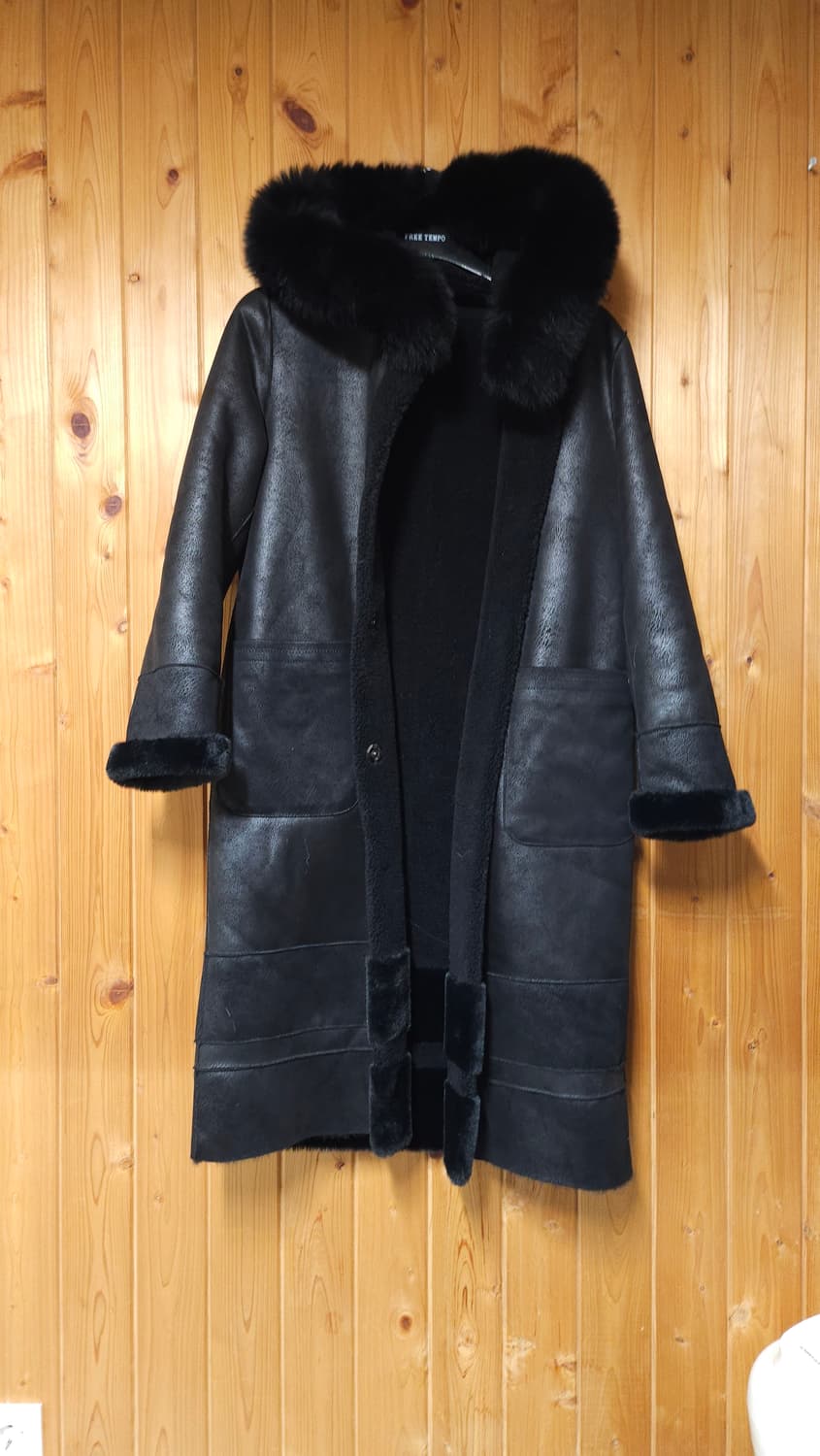 라벨르 양면 폭스퍼 무스탕 S 상품이미지2