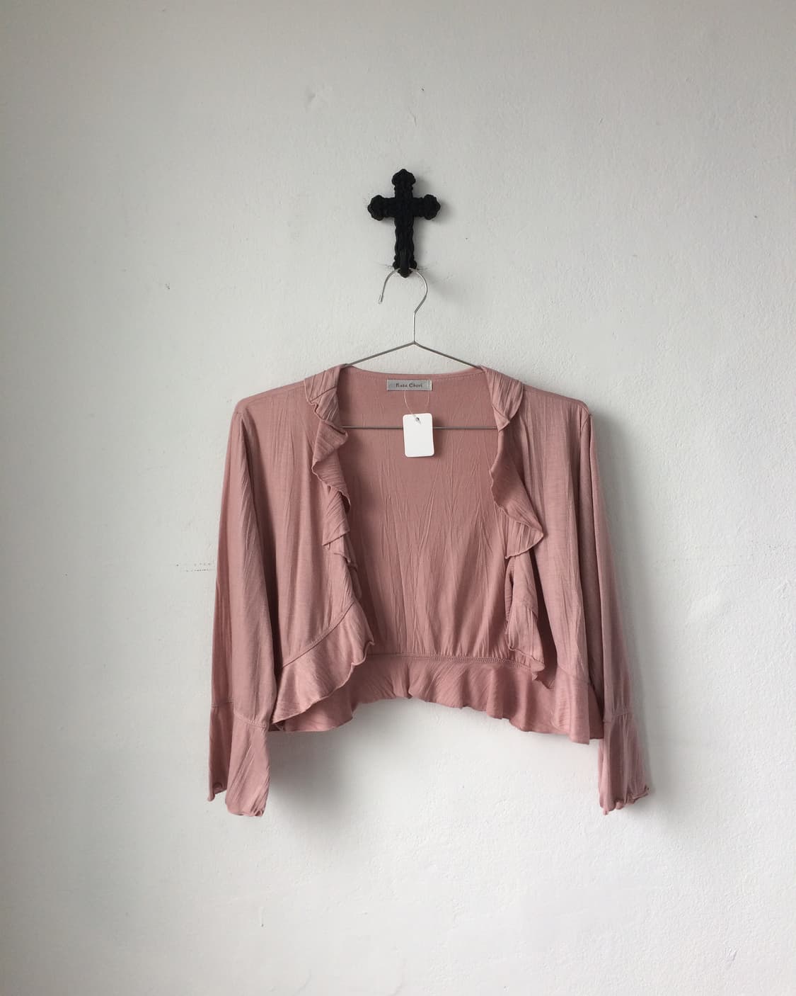 Rosa cheri frill open cardigan 상품이미지1