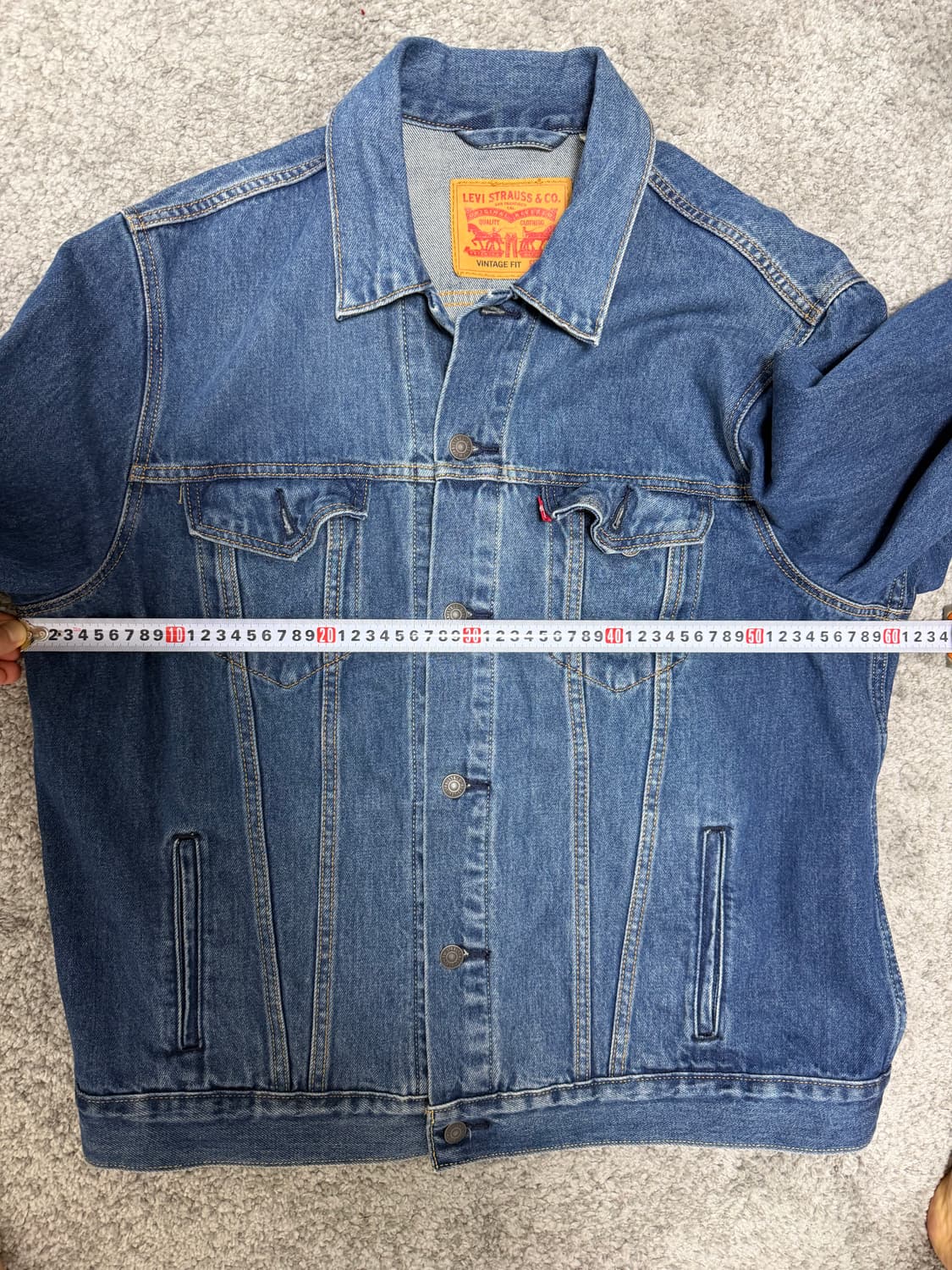 리바이스 빈티지 핏 데님 트러커 재킷L 상품이미지7