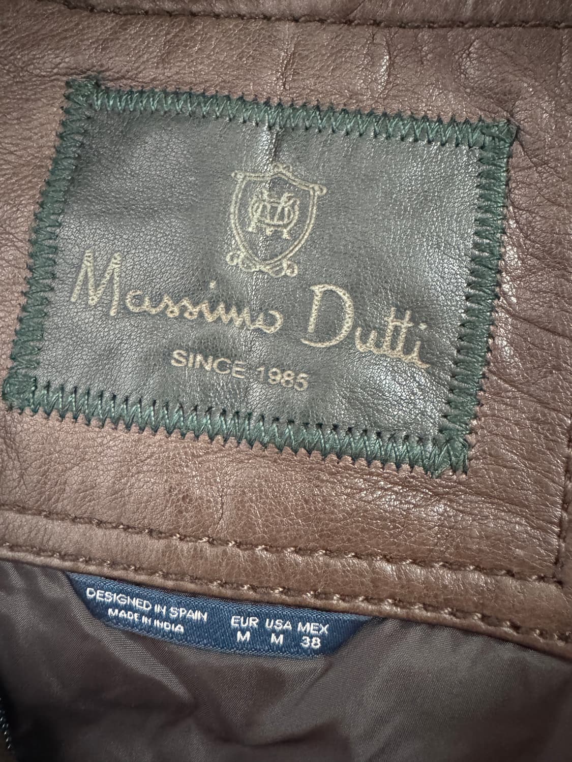 희귀!! 마시모두띠 리얼 소가죽 자켓 상품이미지4