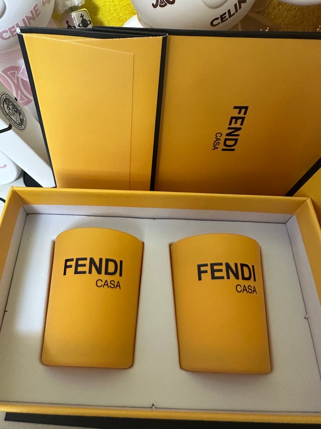 펜디 카사 캔들 홀더 세트 오렌지 상품이미지2