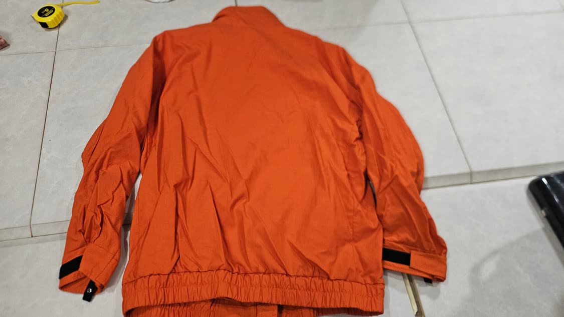 [44(105)] 버버리 오렌지 크로스 나일론 집업 자켓 상품이미지6