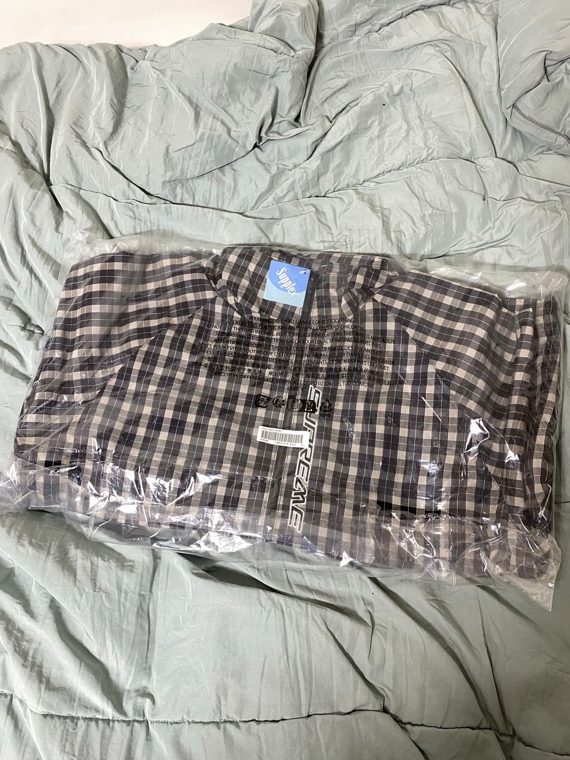 슈프림 플레이드 트랙자켓 상품이미지2