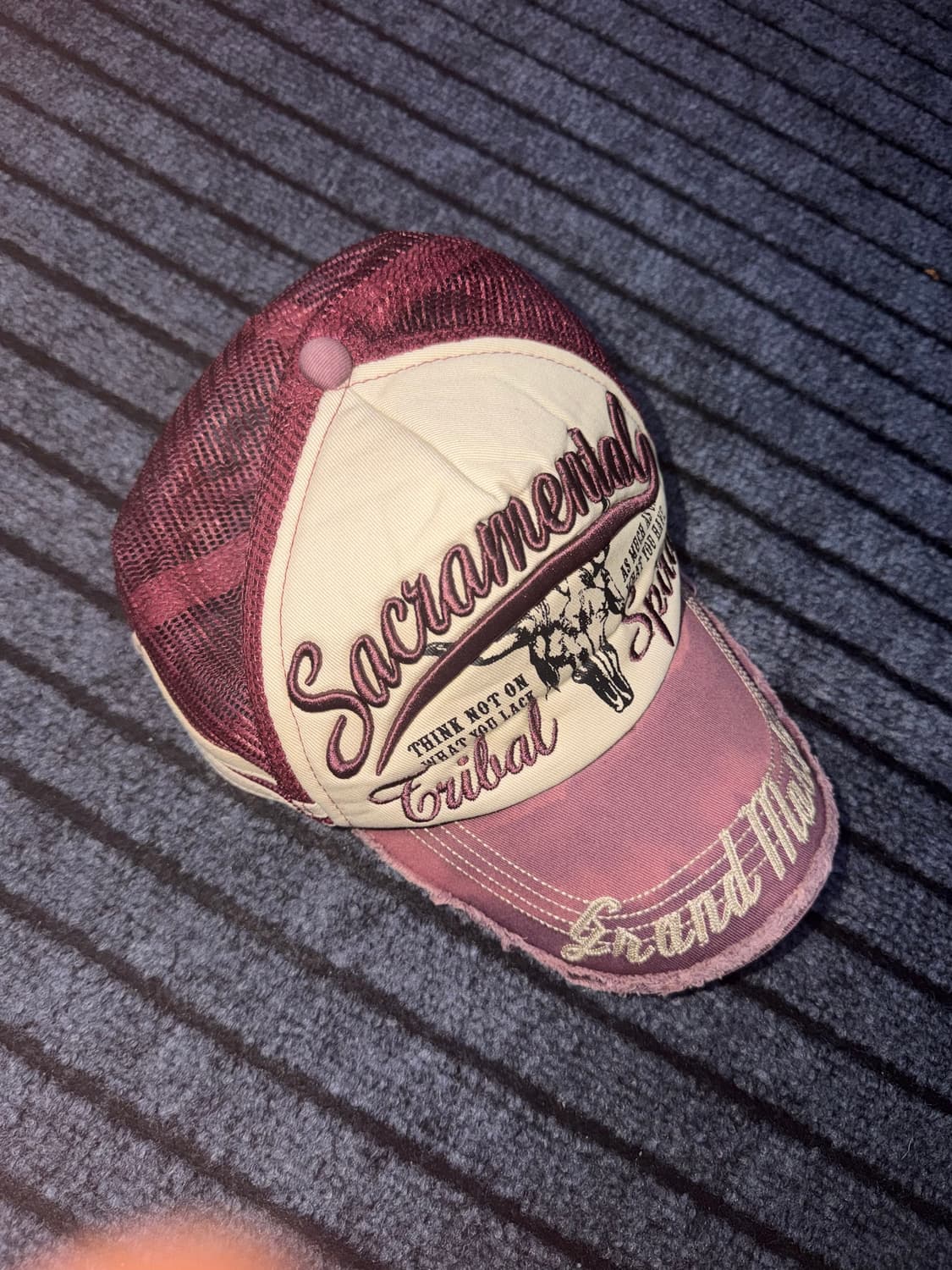 빈티지 트러캐 매쉬캡 상품이미지1