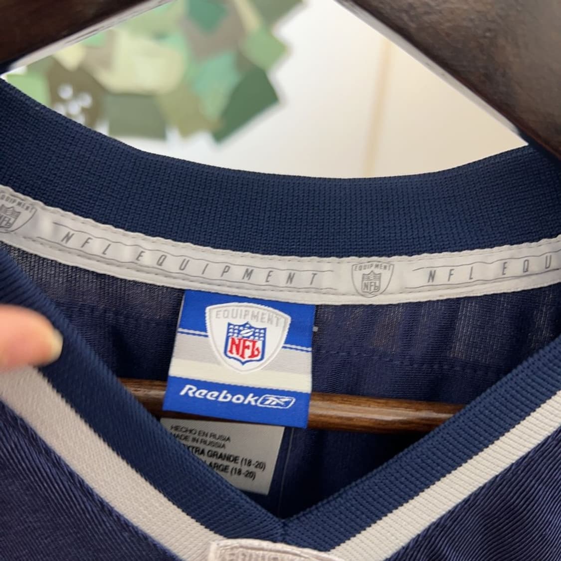 NFL 뉴잉글랜드 럭비 유니폼 져지 반팔티 100 C04365  상품이미지3