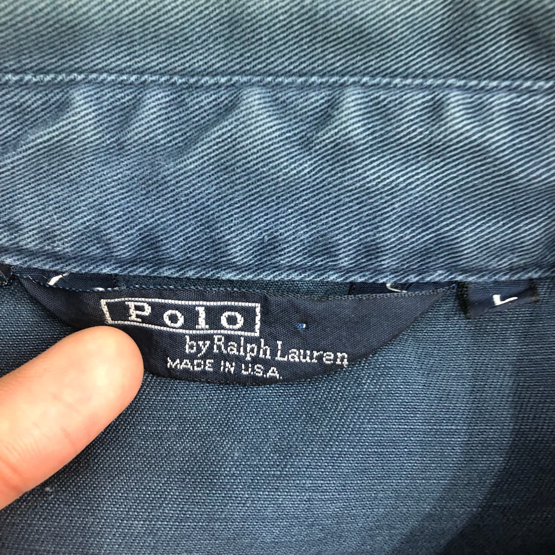  폴로 랄프로렌 90s Usa 해링턴 스윙톱 블루종 자켓 상품이미지5