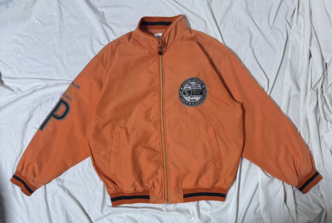 Simpson 자수 나일론 블루종 상품이미지2