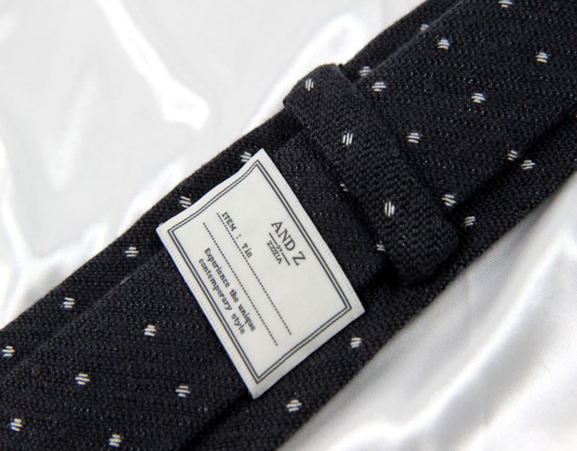 지오지아 A+등급 7.7cm 니트 남자 넥타이 상품이미지3