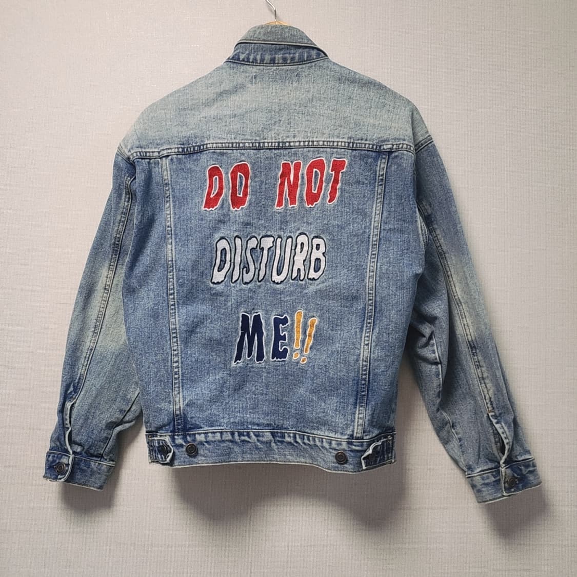 [L] 포에버21 데님 청자켓 패치 자켓 상품이미지1