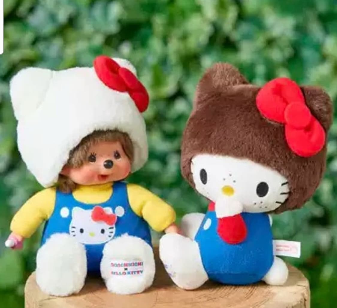 (새상품) 몬치치 헬로키티 콜라보 인형  미개봉 상품이미지1