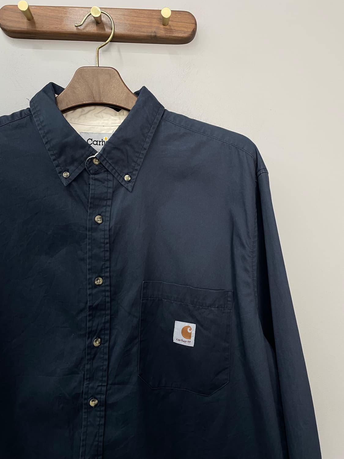 칼하트 네이비 셔츠 H1985 상품이미지3