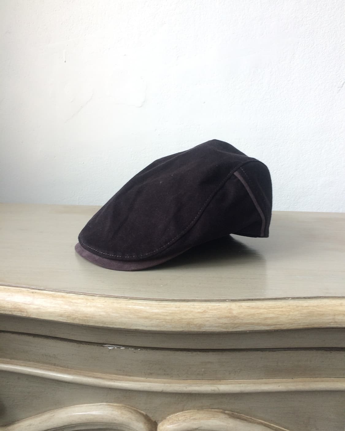 fake suede hunting cap 상품이미지1