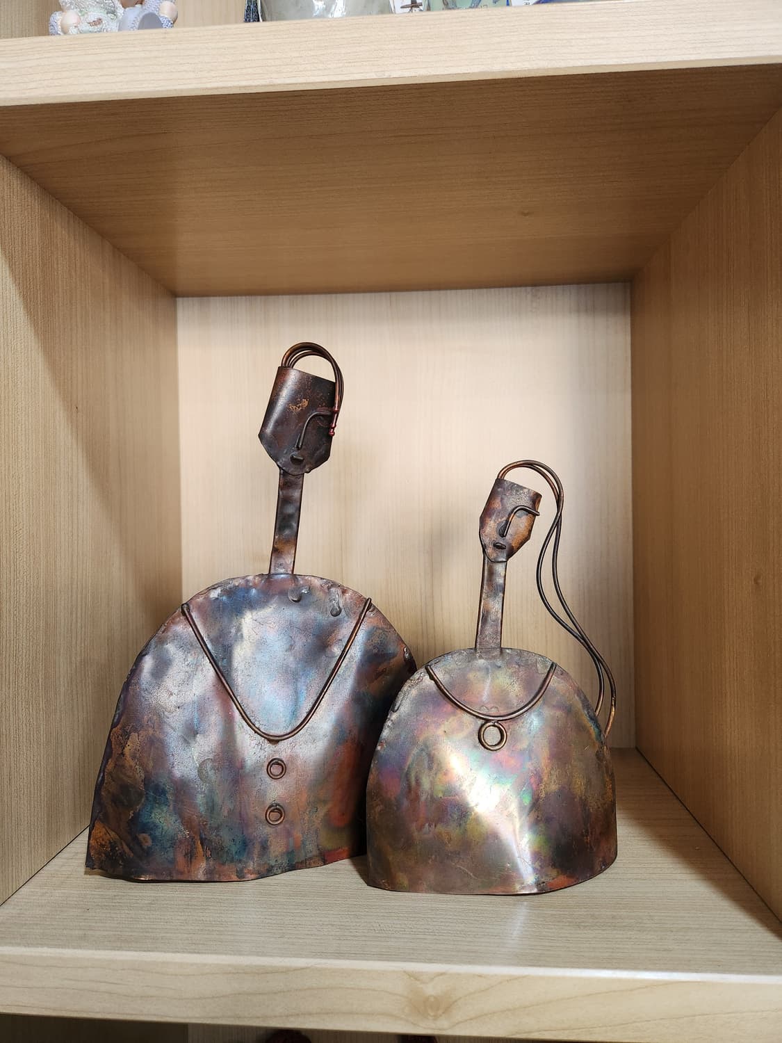 빈티지 철제 인물 조형물 2인 인테리어 소품 상품이미지2