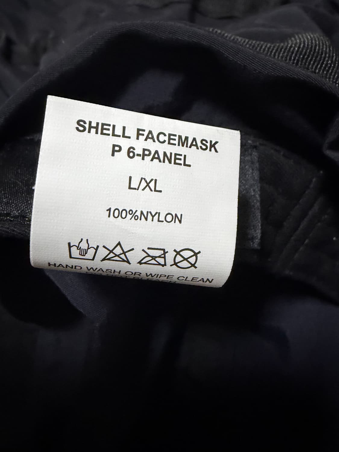 팔라스 쉘 페이스마스크 P 6-패널 캡 블랙 - 22FW 상품이미지6